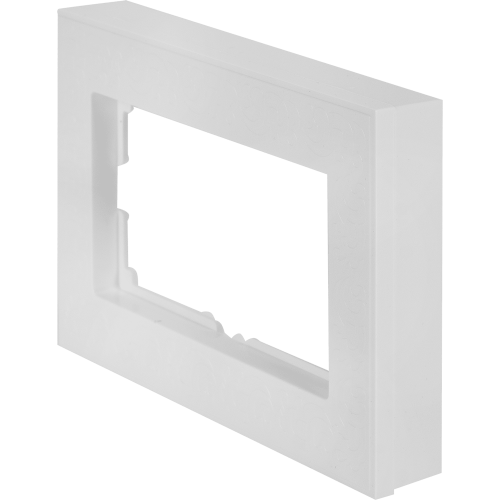 Рамка Werkel Flock, 2 поста, цвет белый