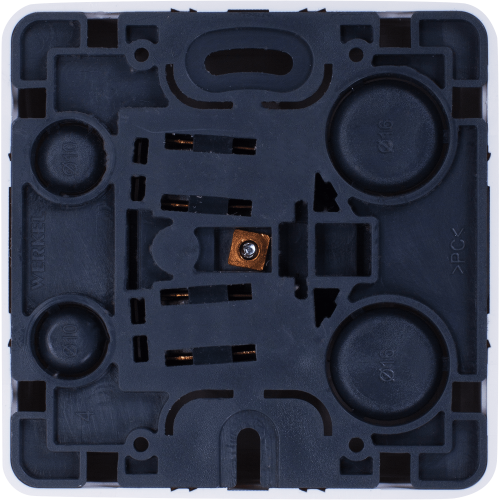 Розетка Gallant с заземлением, цвет белый