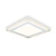 Светильник встраиваемый светодиодный Gauss Backlight BL124 квадратный 12/4 Вт 3000 K, алюминий/акрил, цвет белый