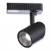 Трековый светильник светодиодный 7 Вт, 3 м², цвет черный