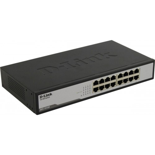 Коммутатор D-Link DES-1016D/H1A 16port 10/100 Mb