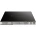 Коммутатор D-Link DGS-1210-52MP/F1A, Gigabit Smart Switch with 48 10/100/1000Base-T PoE and 4 Gigab