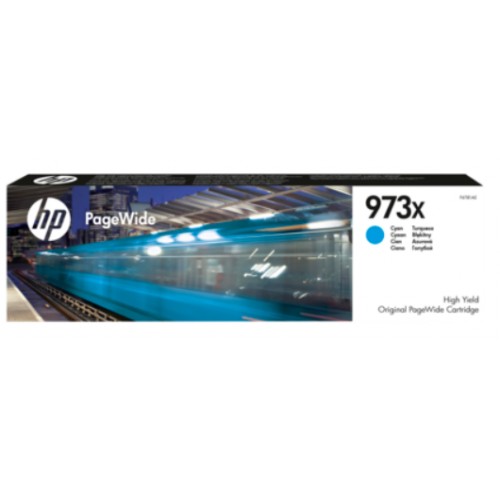 Картридж Hewlett-Packard HP 973X Cyan (Голубой) 7000 стр, Pagewide 452dw/477dw & P55250dw/MFP P57750