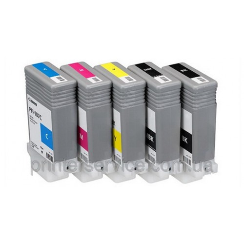 Картридж-чернильница PFI-107BK Canon iPF670/680/685/770/780/785 Black 130мл (6705B001)