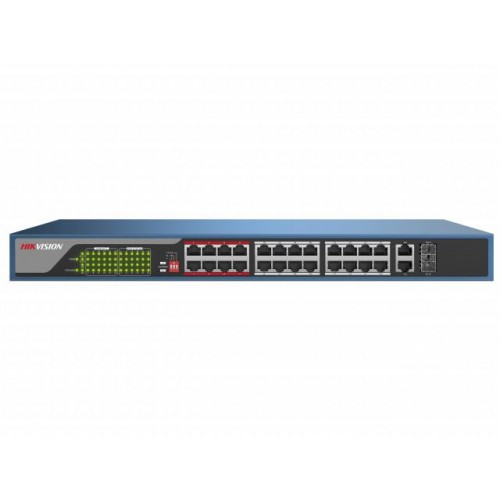 Неуправляемый PoE-коммутатор Hikvision DS-3E0326P-E