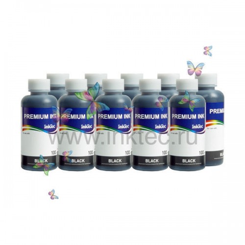 Набор чернил одноцветный Сanon PG-440,440XL Black (InkTec C5040-100MB) 100мл х 10