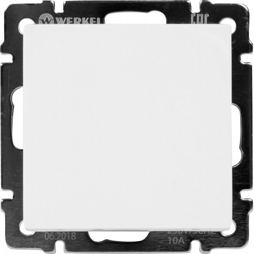Выключатель Werkel WL01-SW-1G-C, 1 клавиша, цвет белый