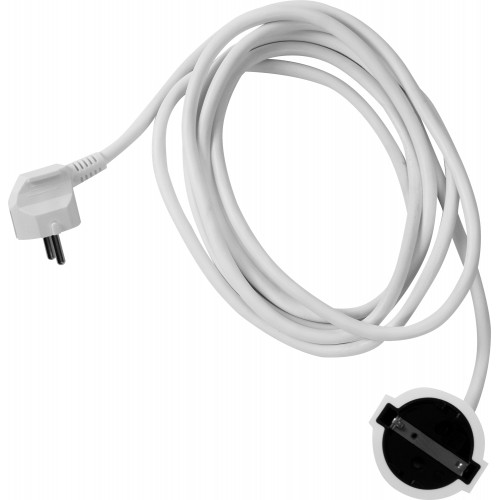 Удлинитель с заземлением для бытовой техники Lexman 1 розетка 3 м цвет белый