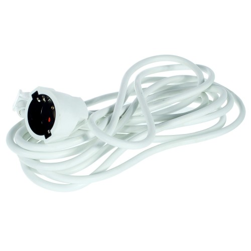 Удлинитель с заземлением для бытовой техники Lexman 1 розетка 5 м цвет белый