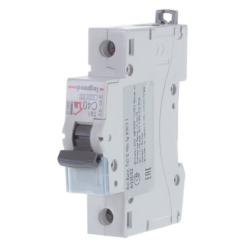 Выключатель автоматический Legrand 1 полюс 40 А