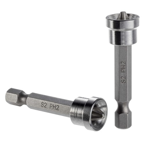 Биты для гипсокартона Dexter, PH2, 50 мм, 2 шт.