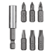 Набор бит с держателем, 25 мм, 6 шт.