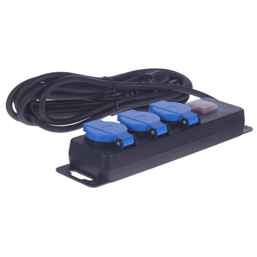 Удлинитель с заземлением 3 розетки 5 м