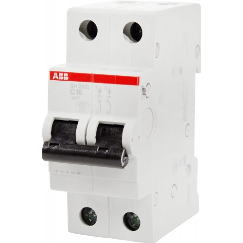 Выключатель автоматический ABB 2 полюса 16 A