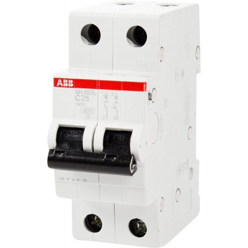 Выключатель автоматический ABB 2 полюса 25 A