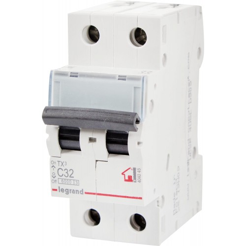 Выключатель автоматический Legrand 2 полюса 32 А