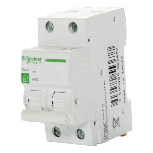 Выключатель автоматический Schneider Electric Resi9 2 полюса 20 A