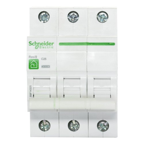 Выключатель автоматический Schneider Electric Resi9 3 полюса 25 A
