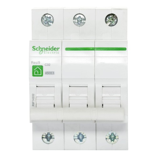 Выключатель автоматический Schneider Electric Resi9 3 полюса 32 A