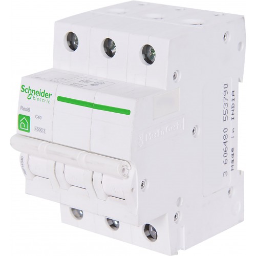 Выключатель автоматический Schneider Electric Resi9 3 полюса 40 A
