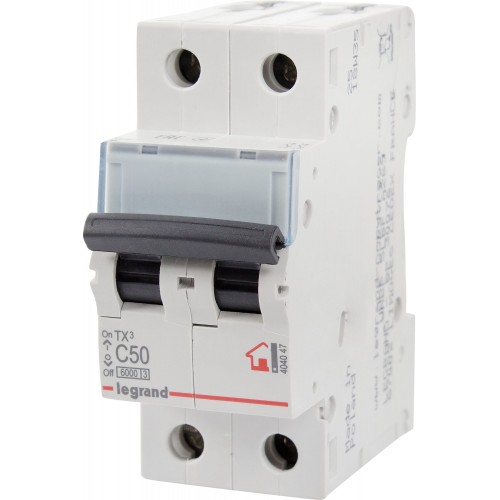 Выключатель автоматический Legrand 2 полюса 50 А