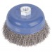 Щетка для УШМ чашечная Dexter 125 мм металлическая Щетка для УШМ чашечная Dexter 125 мм металлическая