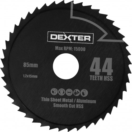 Круг для мини-пилы Dexter, металлический, 44 зуб