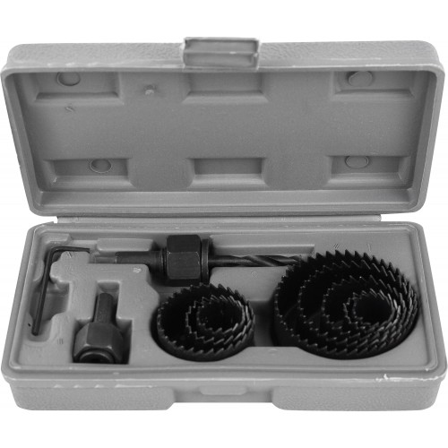 Набор коронок по дереву 19-64 мм 11 предметов