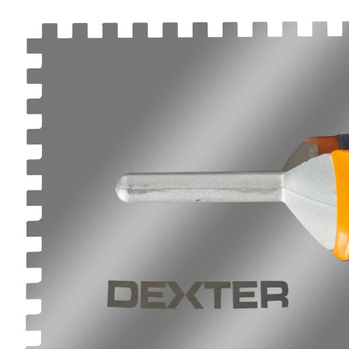 Кельма зубчатая Dexter 315х132 мм зуб 6х6 мм
