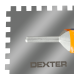 Кельма зубчатая Dexter 315х132 мм зуб 10х10 мм
