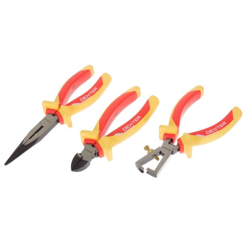 Набор плоскогубцы Dexter диэлектрические 3 шт.
