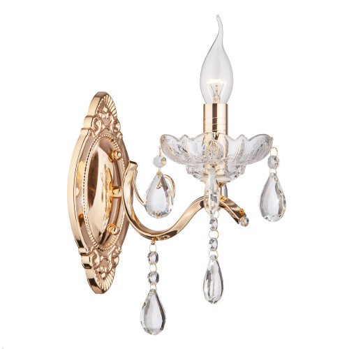 Бра Империя 1xE14x60 Вт, металл, цвет золото