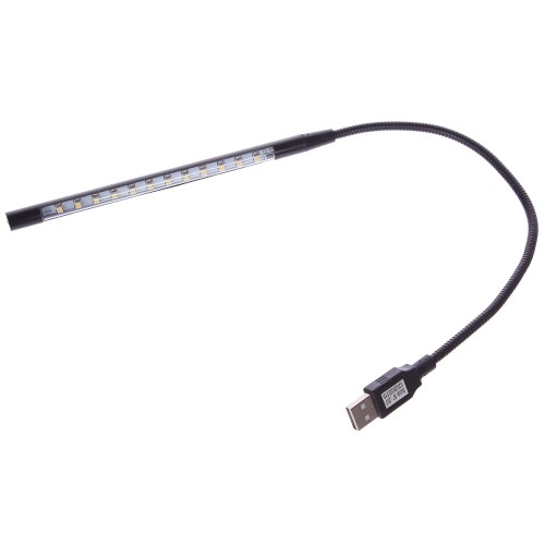 Настольная лампа светодиодная USB, цвет чёрный