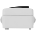 Розетка с заземлением Aqua 2-х постовая цвет серый IP54