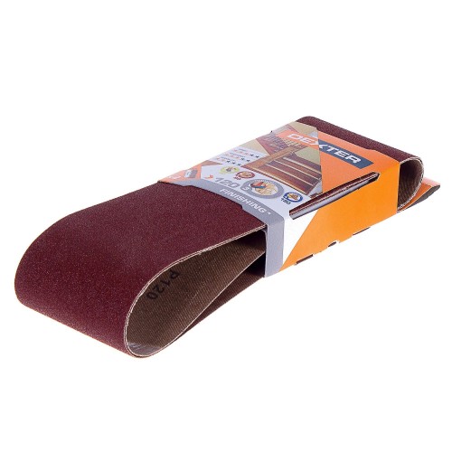 Лента шлифовальная Dexter P120 75х533 мм 2 шт.
