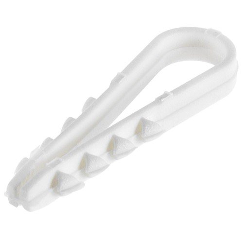Дюбель хомут IEK нейлон 5-10 мм цвет белый, 25 шт.