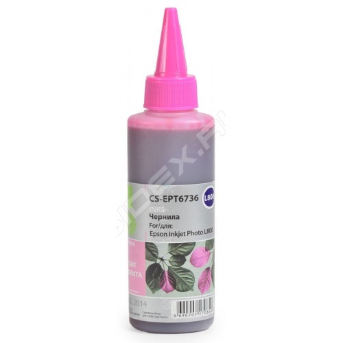 Чернила Epson L800/L810/L850/L1800 (CS-EPT6736-250) Light-Magenta (Cactus) 250мл