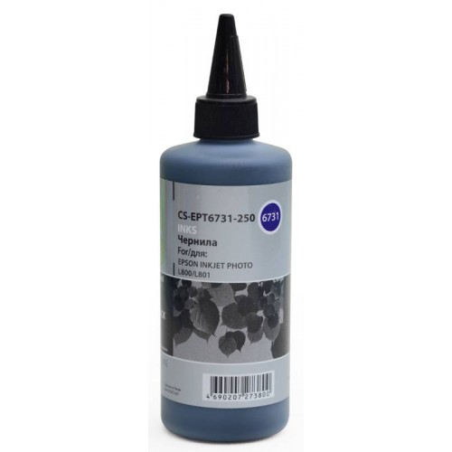 Чернила Epson L800/L810/L850/L1800 (CS-EPT6731-250) Black (Cactus) 250мл