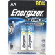 Батарейка алкалиновая Energizer Maximum AA/LR6, 2 шт.