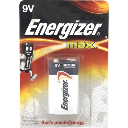 Батарейка алкалиновая Energizer Max 9V/6LR61, 9 В, 1 шт.