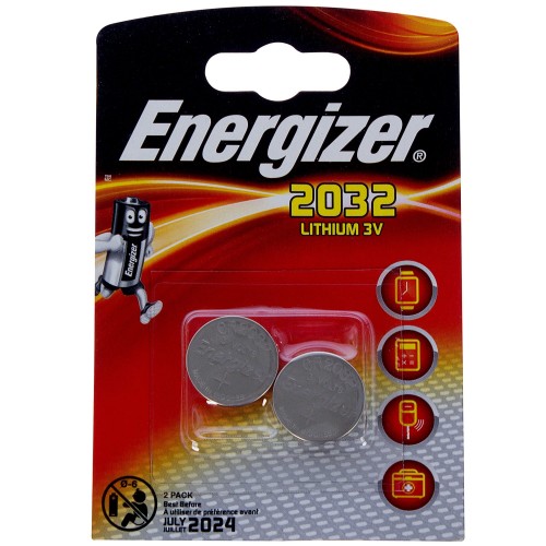 Батарейка литиевая Energizer ENR CR 2032 FSB2, 2 шт.