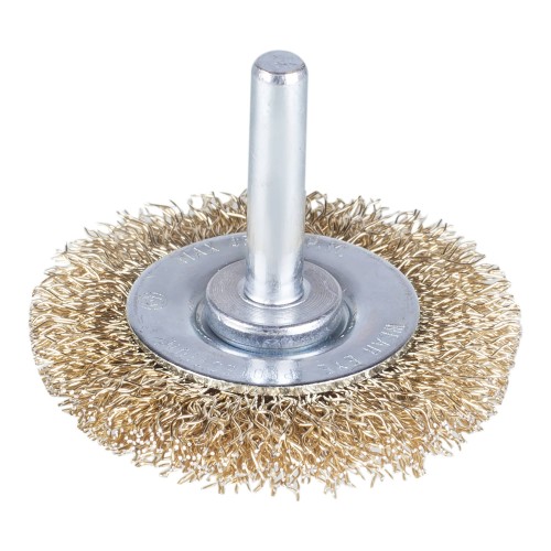 Щетка для дрели дисковая Dexter 50 мм латунная