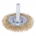 Щетка для дрели дисковая Dexter 50 мм латунная