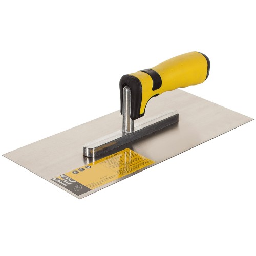 Гладилка c двухкомпонентной ручкой нержавеющая сталь 280х130 мм