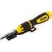 Отвёртка со сменными битами Stanley с храповым механизмом 10 предметов
