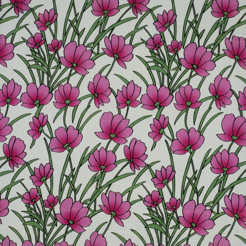 Пленка самоклеящаяся «Цветы» 9256, 0.45х2 м, витраж