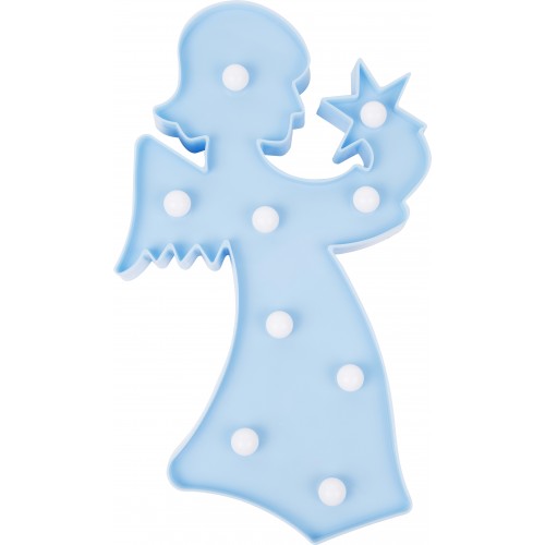 Ночник «Ангел» 3 Вт, цвет голубой