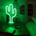Ночник светодиодный Старт Neon «Кактус» на батарейках