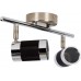 Спот Канна 2хGU10х50 Вт IP44 цвет чёрный/хром