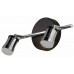 Спот светодиодный Костус 2х5 Вт 3000 К IP44 цвет чёрный/хром